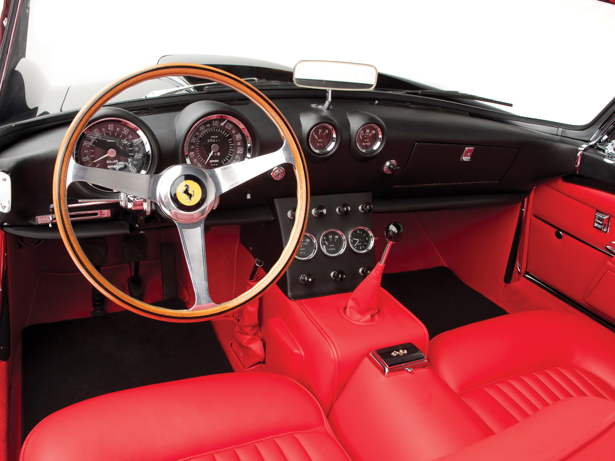 1962, Ferrari, 400, Superamerica, Cabriolet, Supercar, Supercars, Classic, Interior Wallpaper
