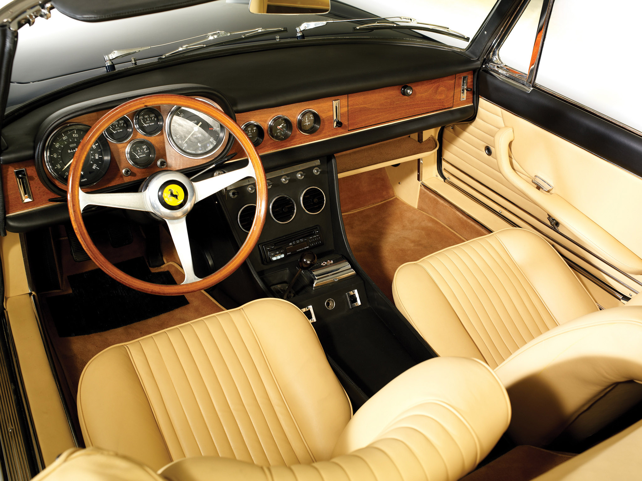 1967, Ferrari, 330, Gts, Classic, Supercar, Supercars, Interior ...