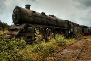 nature, Trains, Railroad, Tracks, Vehicles, Rusted, Steam, Locomotives