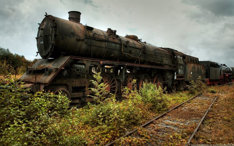 nature, Trains, Railroad, Tracks, Vehicles, Rusted, Steam, Locomotives HD Wallpaper Desktop Background