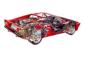 1985, Ferrari, 288, Gto, Classic, Supercar, Supercars, Interior, Engine, Engines