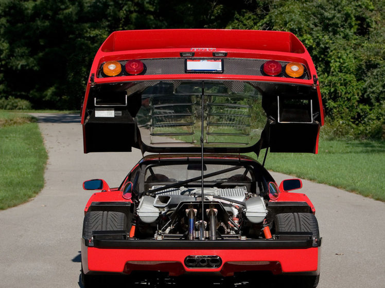 1987, Ferrari, F40, Classic, Supercar, Supercars, Engine, Engines, Wheel, Wheels HD Wallpaper Desktop Background