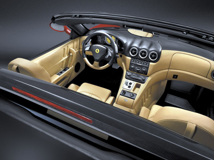 2005, Ferrari, 575m, Superamerica, Supercars, Supercar, 575, Interior HD Wallpaper Desktop Background