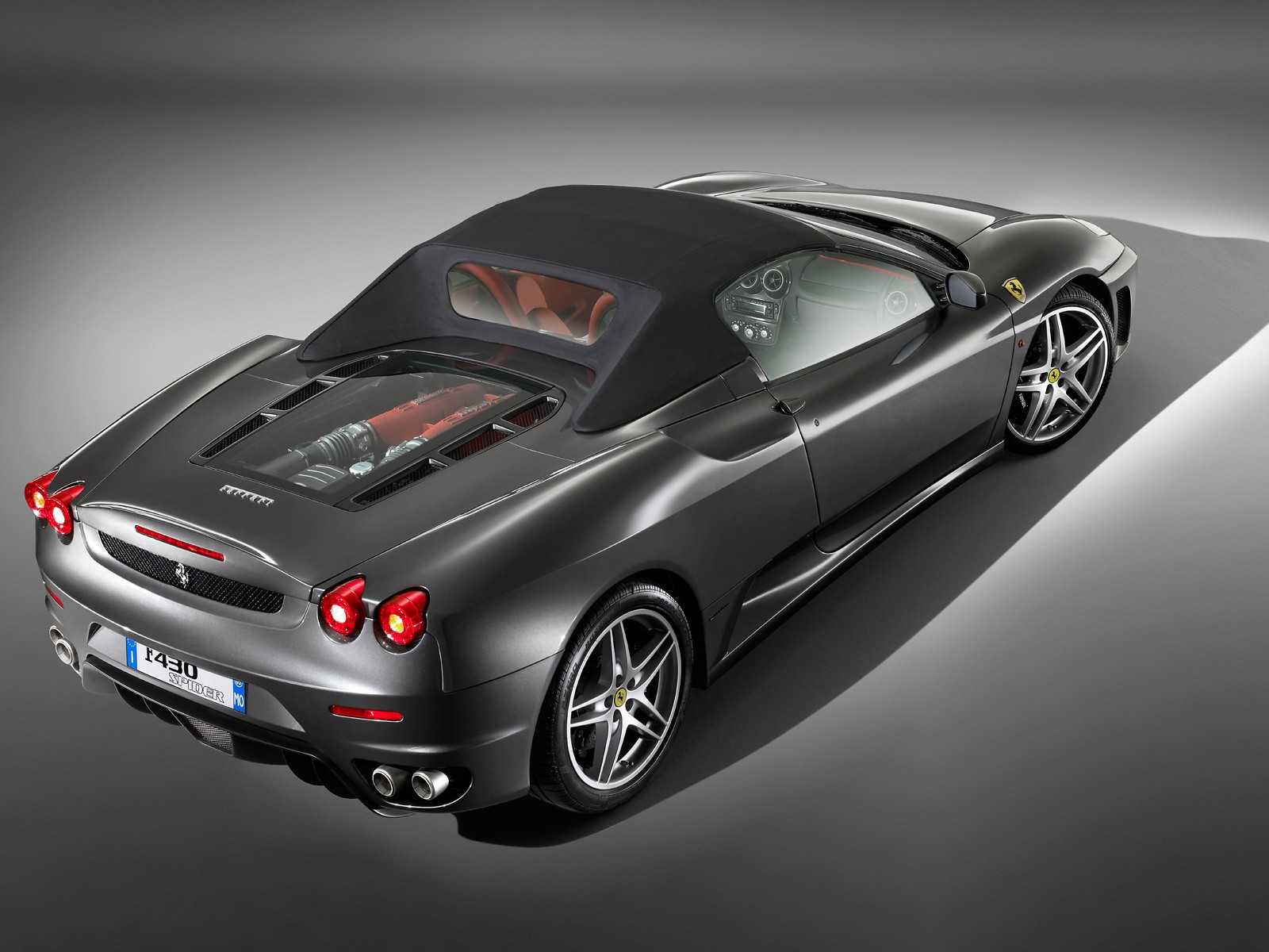 2005, Ferrari, F430, Spyder, Supercar, Supercars, Engine, Engines Wallpaper