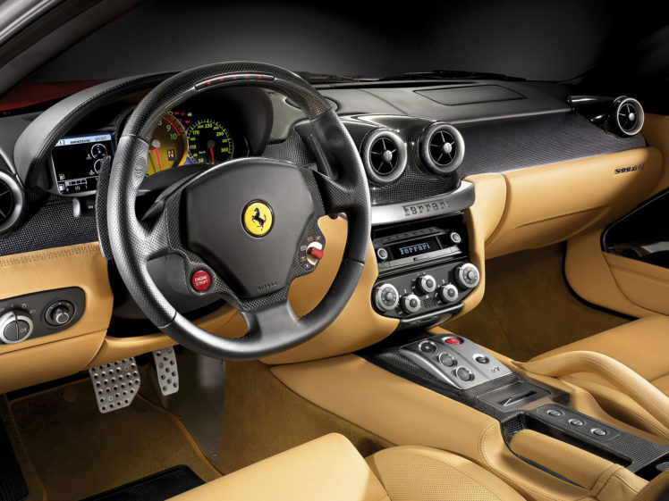 2006, Ferrari, 599, Gtb, Supercar, Supercars, Interior HD Wallpaper Desktop Background