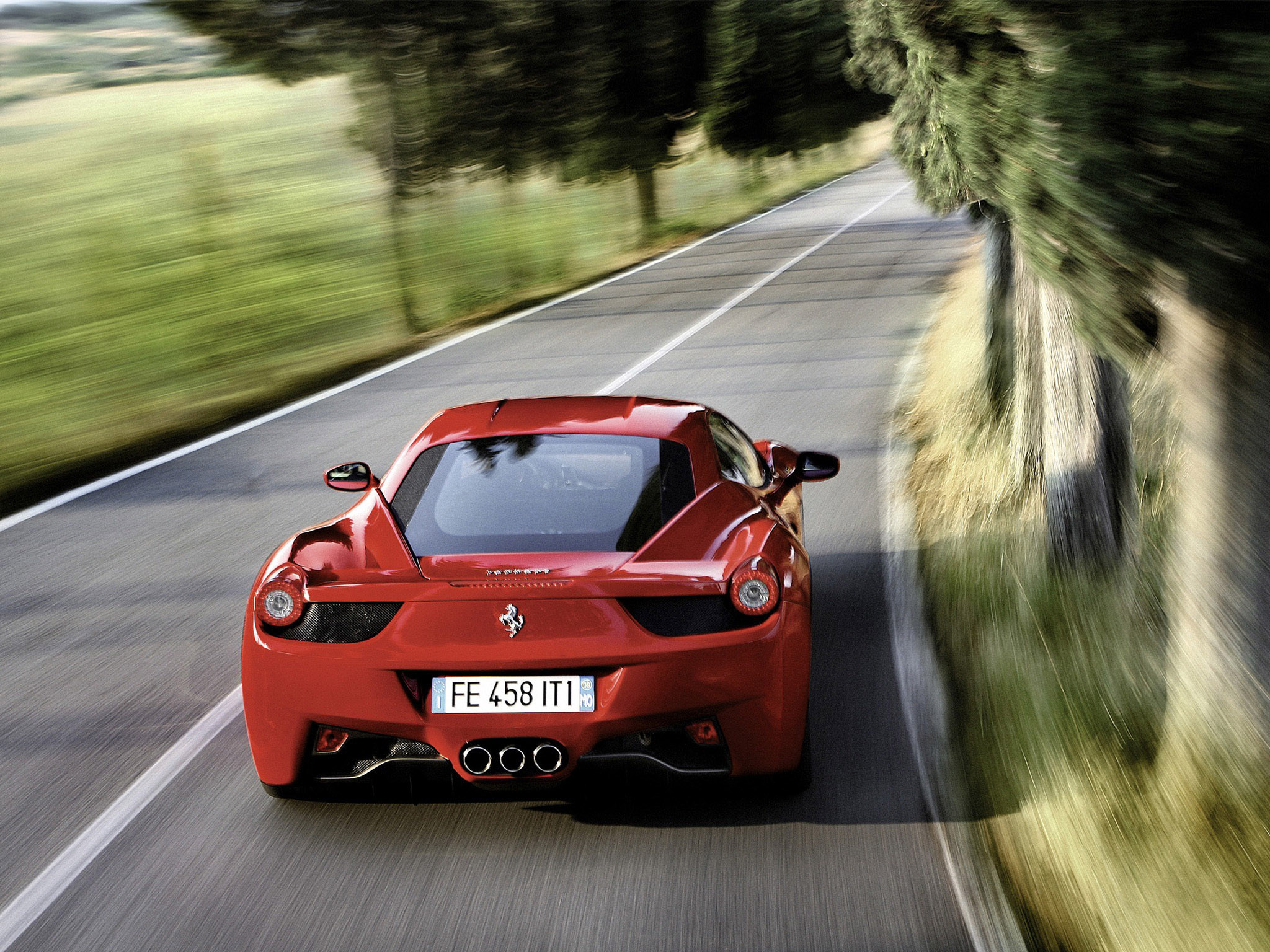 2009, Ferrari, 458, Italia, Supercar, Supercars Wallpaper