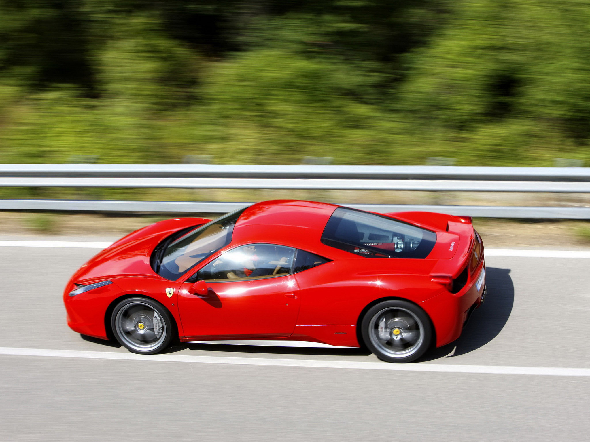 2009, Ferrari, 458, Italia, Supercar, Supercars, Engine, Engines Wallpaper