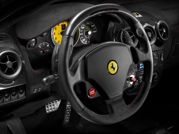 2009, Ferrari, Scuderia, Spider, 16m, Supercar, Supercars, Interior HD Wallpaper Desktop Background
