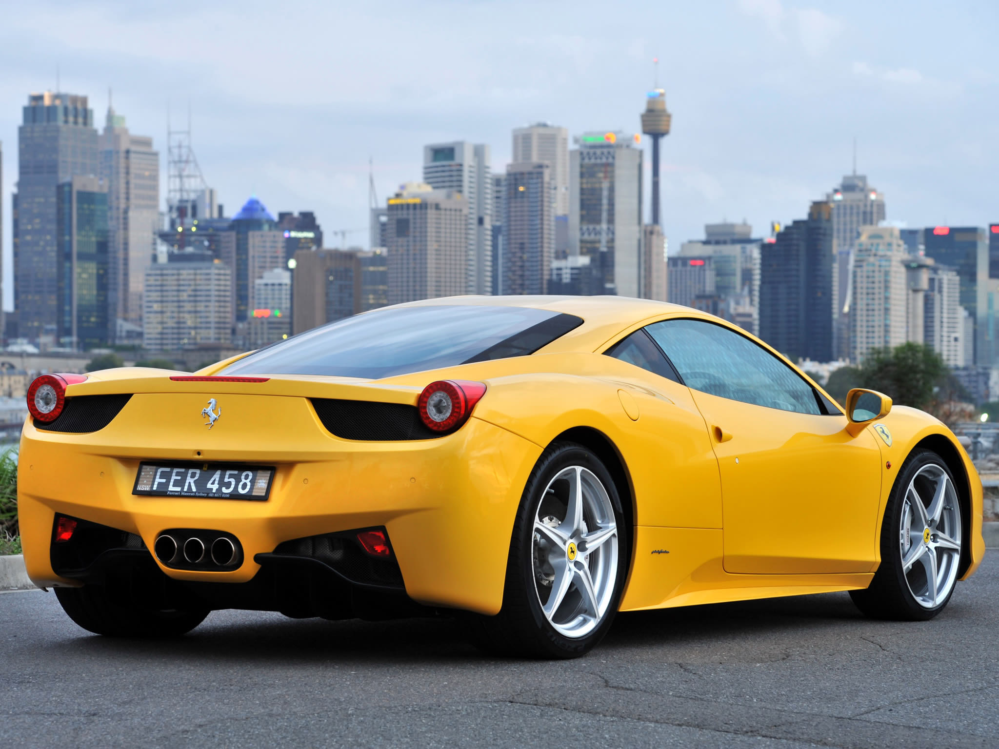 2010, Ferrari, 458, Italia, Supercar, Supercars Wallpaper