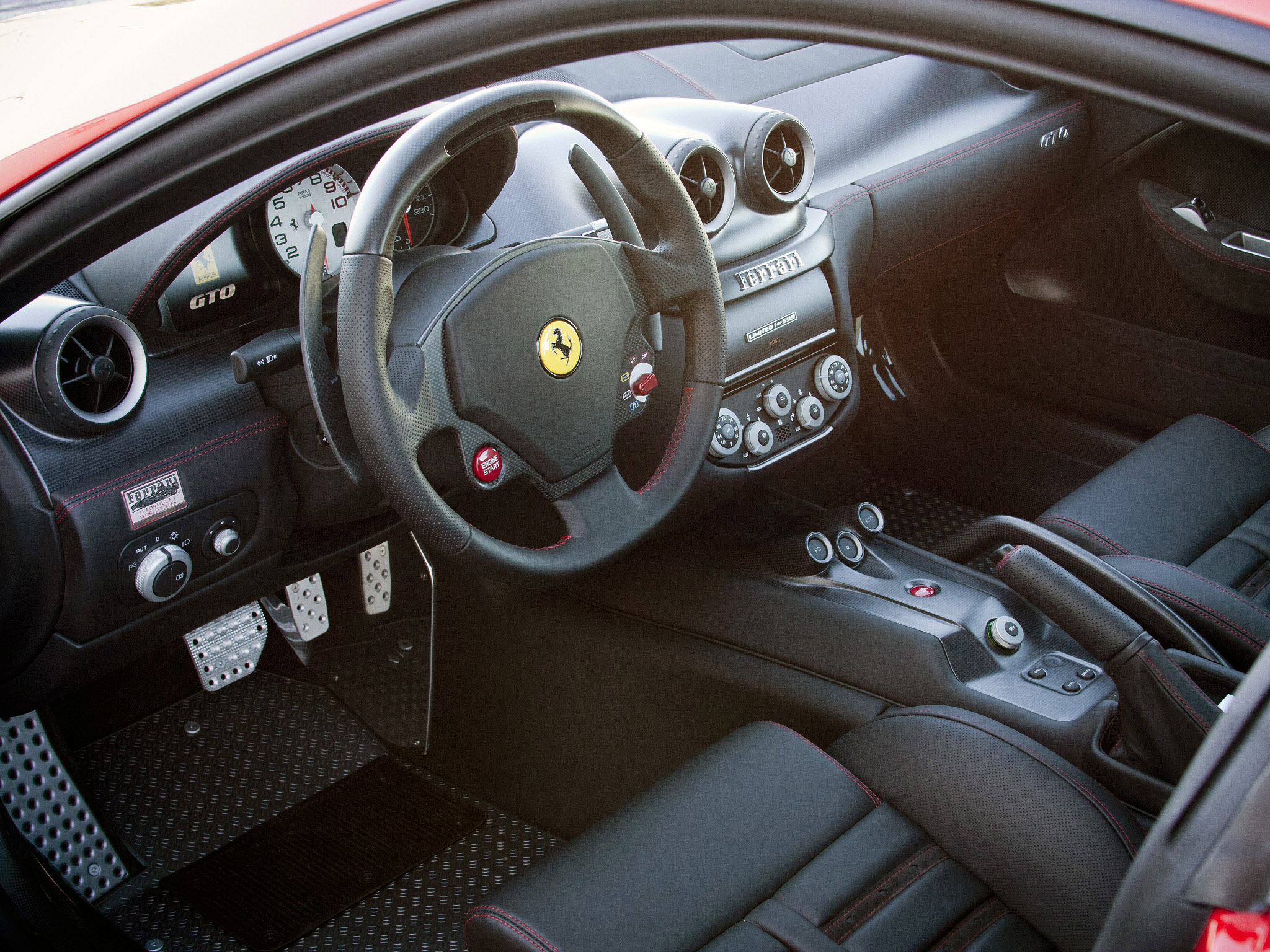2010, Ferrari, 599, Gto, Usa, Supercar, Supercars, Interior Wallpapers
