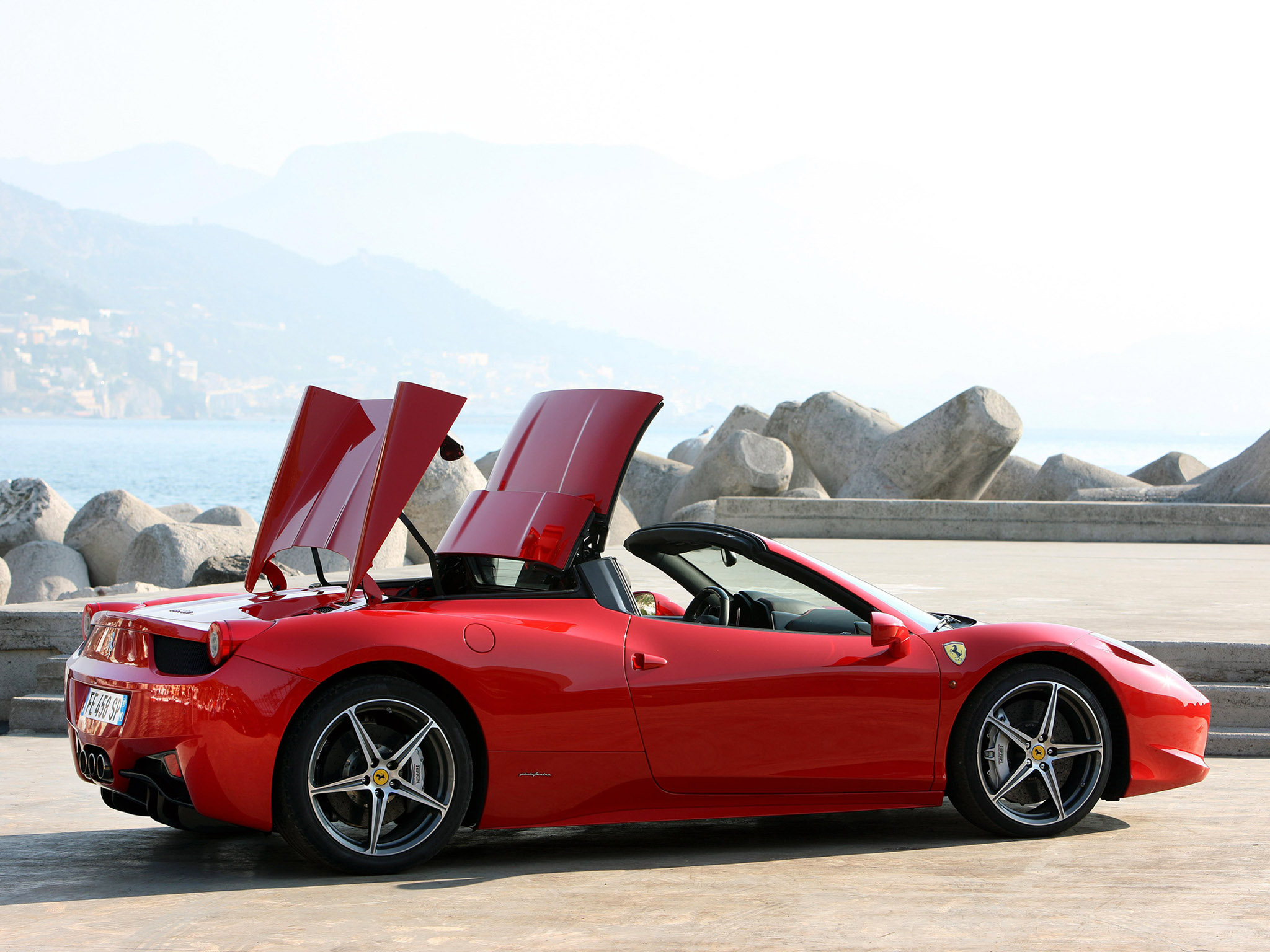 2011, Ferrari, 458, Spider, Supercar, Supercars Wallpaper
