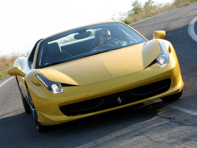 2011, Ferrari, 458, Spider, Supercar, Supercars HD Wallpaper Desktop Background