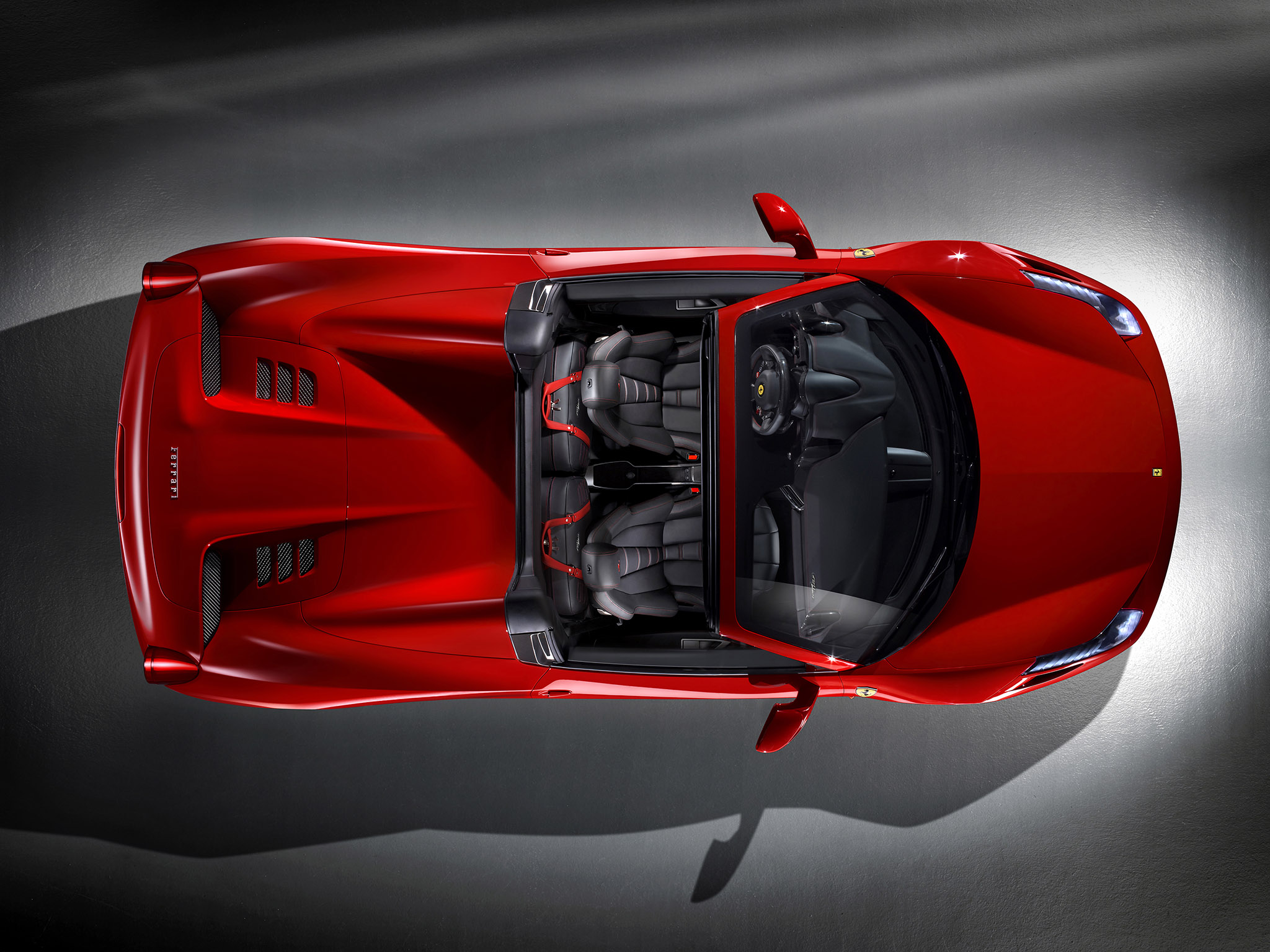 2011, Ferrari, 458, Spider, Supercar, Supercars, Interior Wallpaper