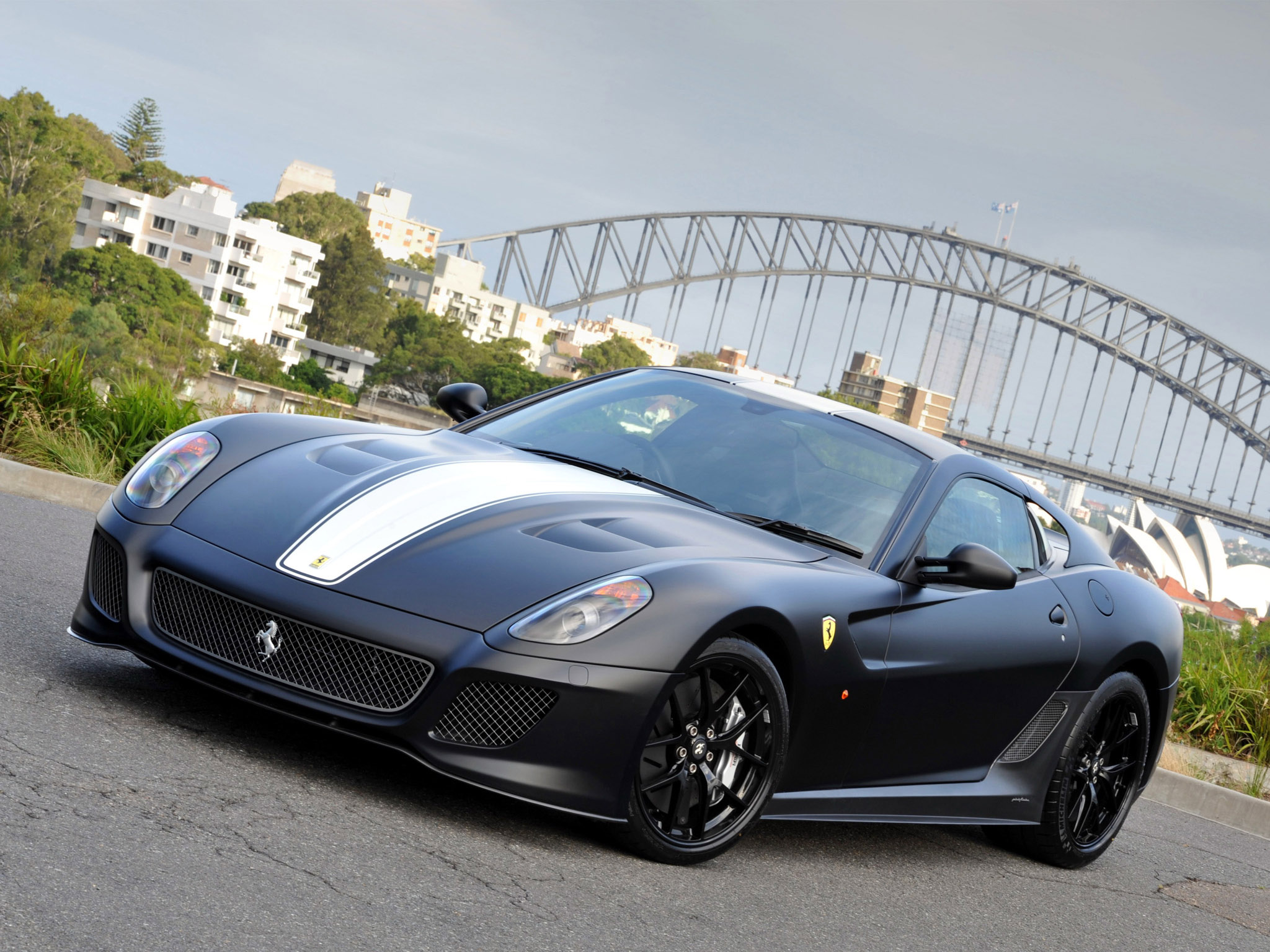 Ferrari 599 GTO черный