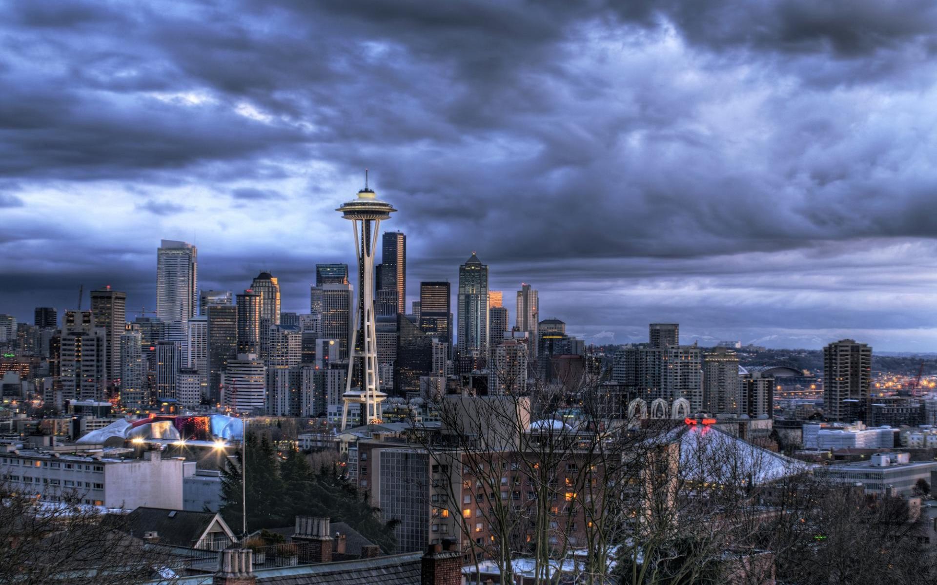 cityscapes, Architecture, Seattle, Buildings Wallpaper