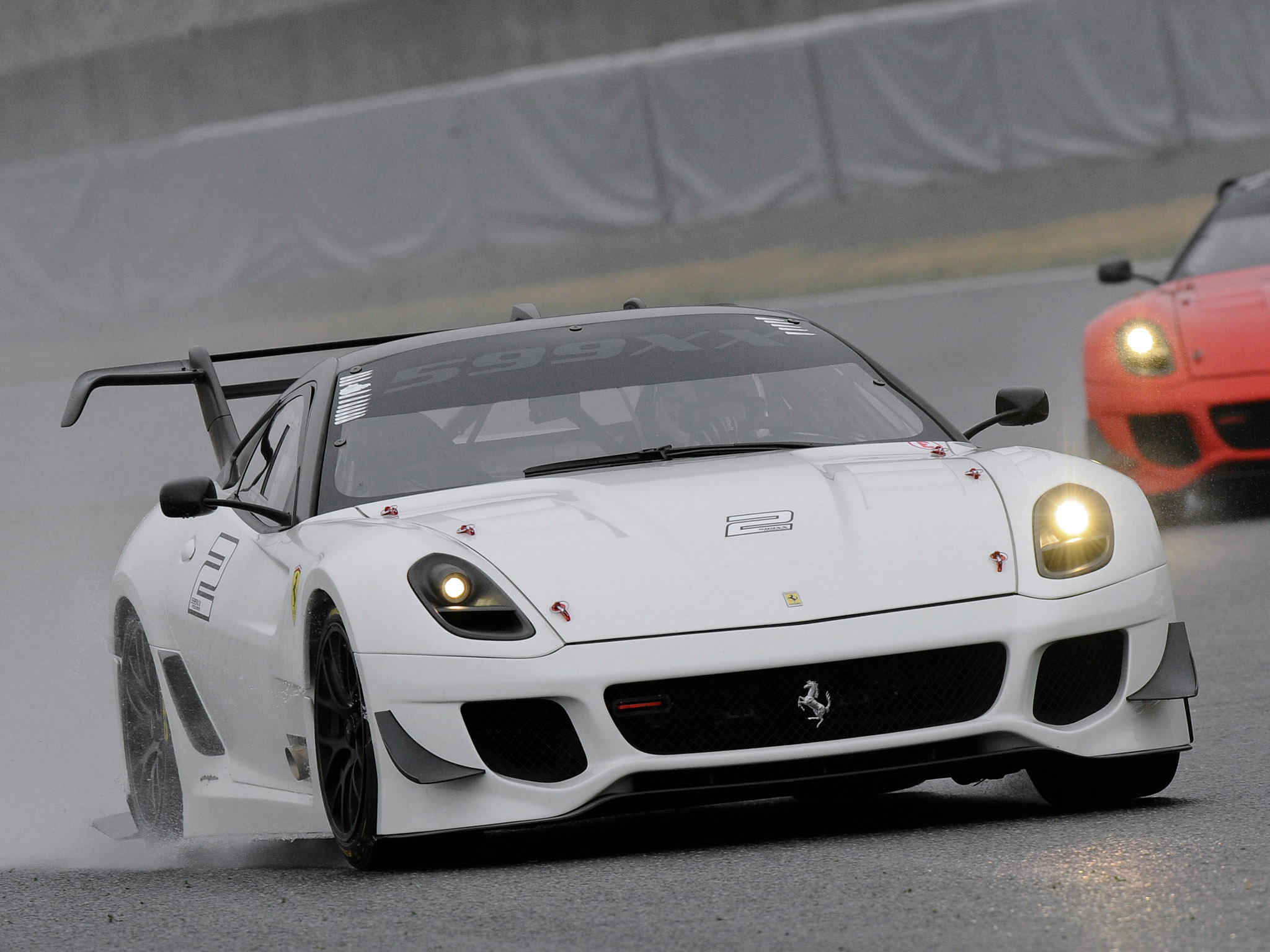 2012, Ferrari, 599xx, Evoluzione, Supercar, Supercars, Race, Racing Wallpaper