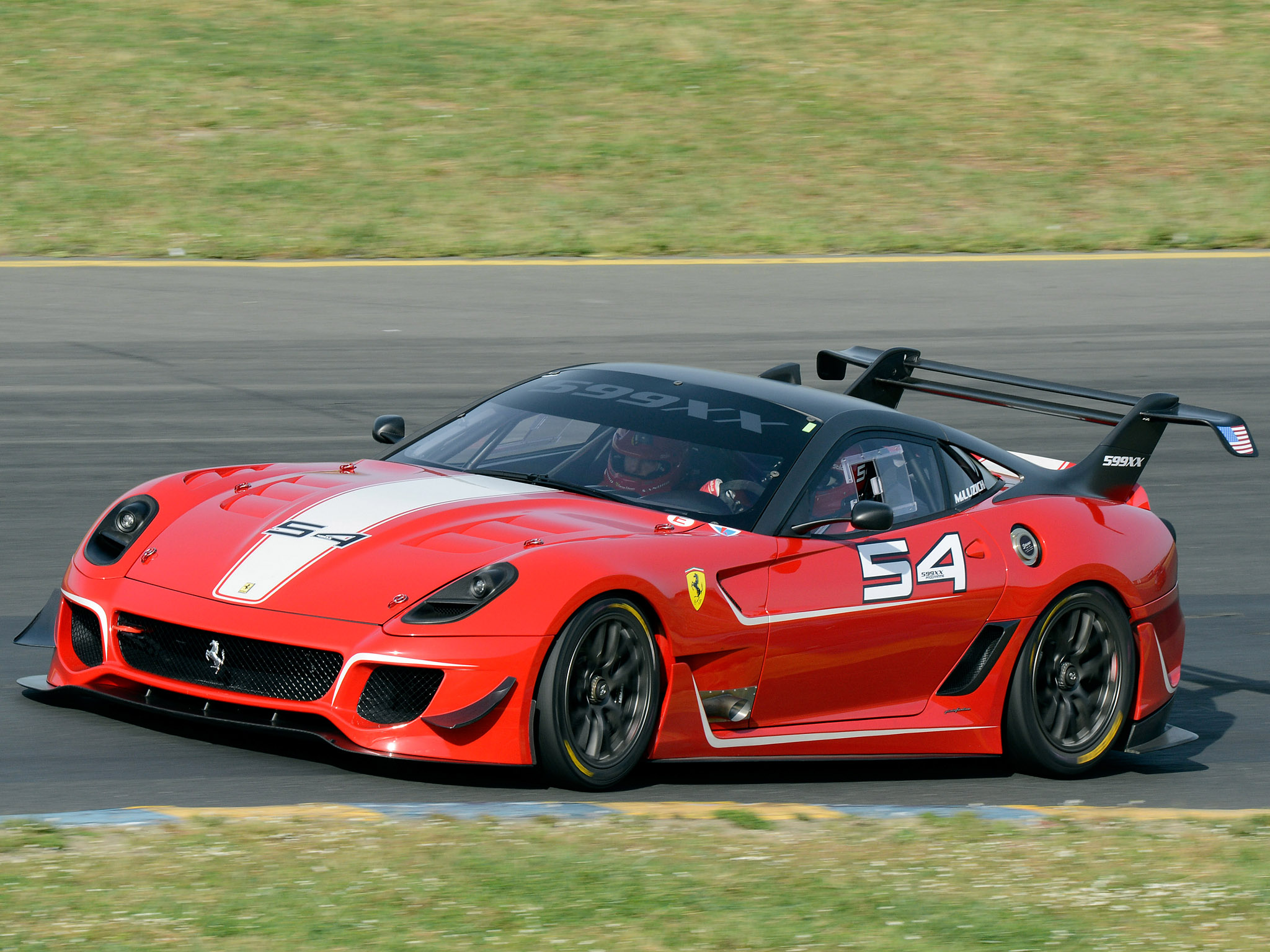 2012, Ferrari, 599xx, Evoluzione, Supercar, Supercars, Race, Racing Wallpaper