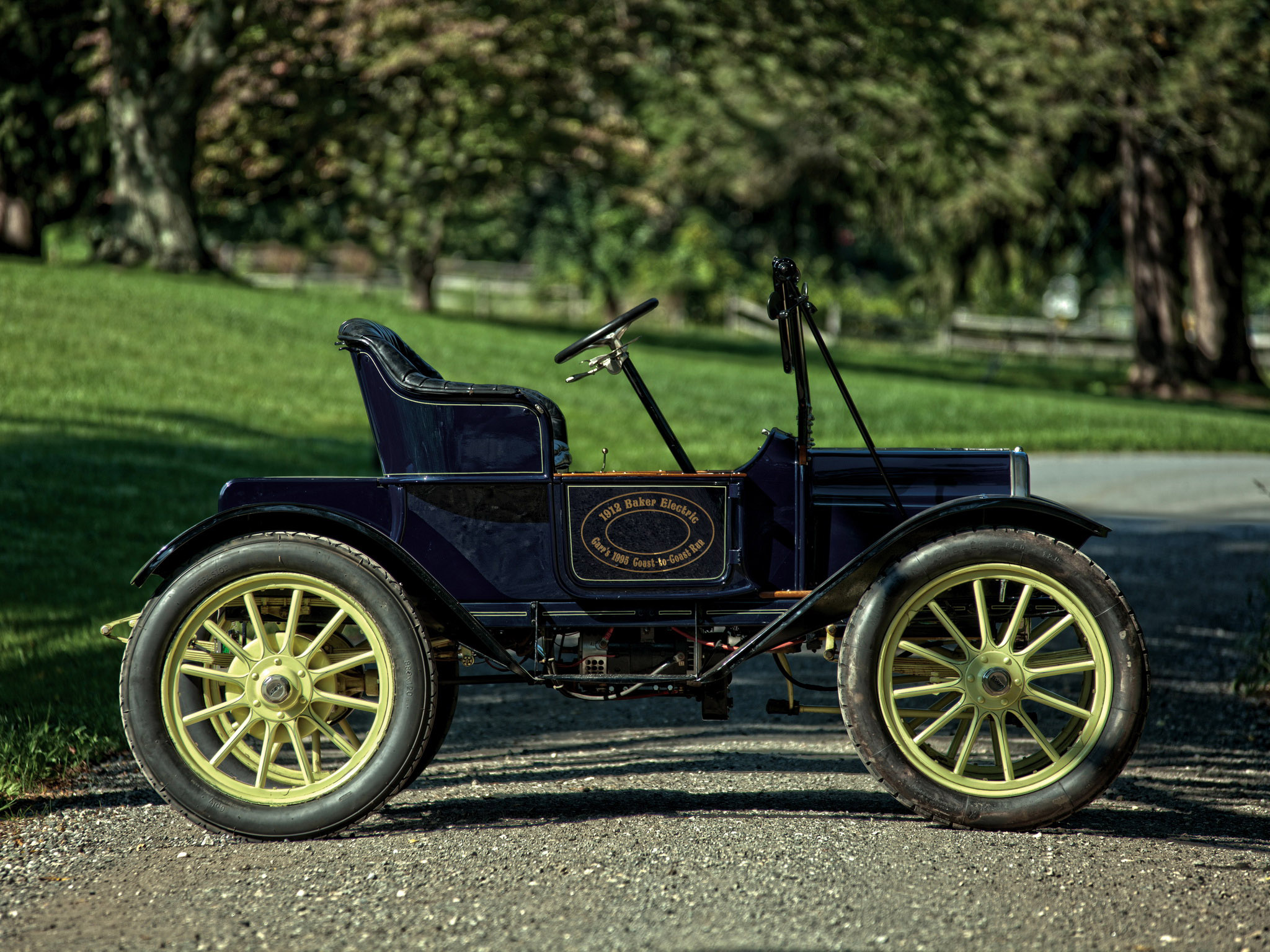 1912 baker electric model w runabout retro 2