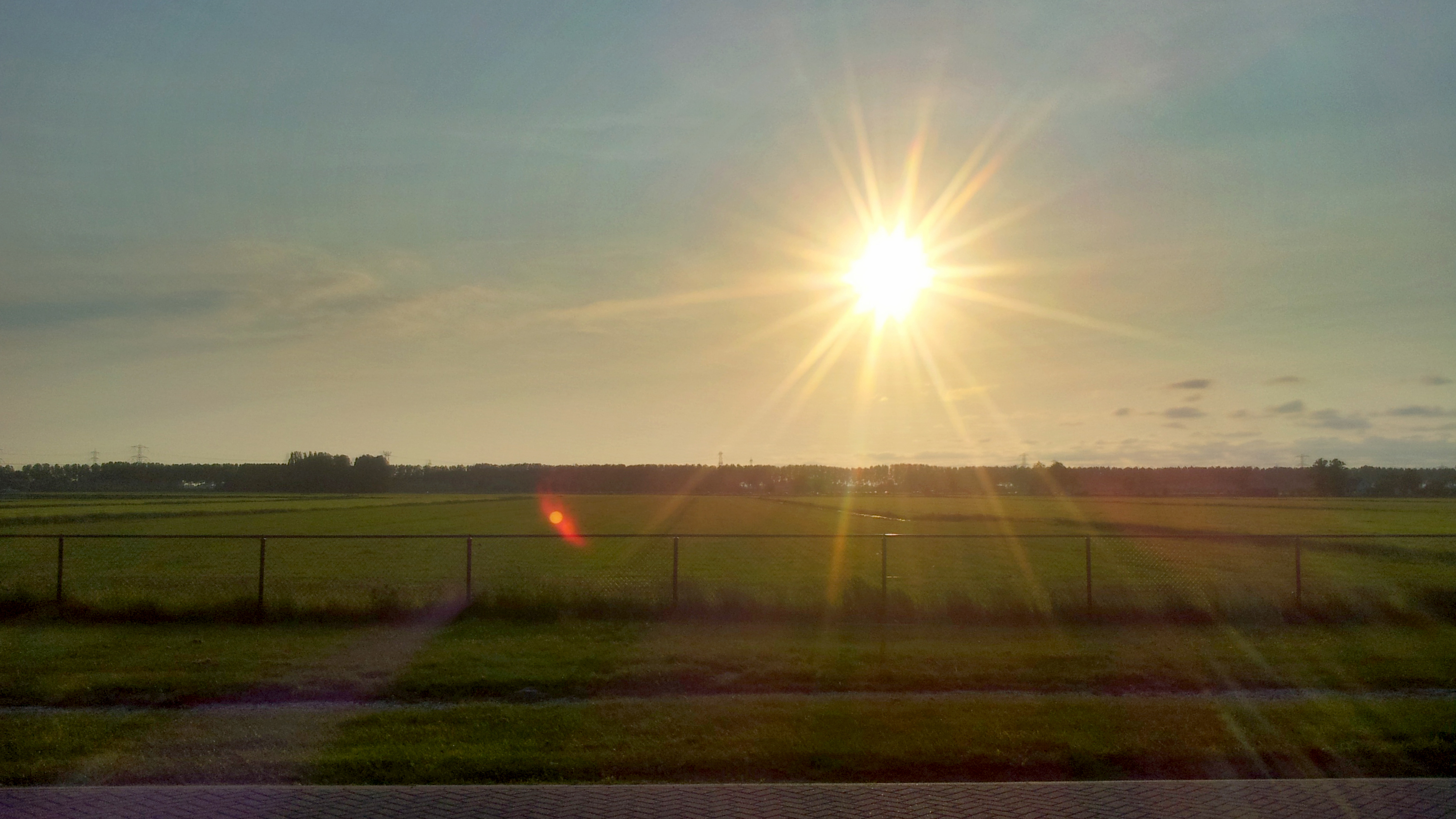 sunset, In, Vreeland Wallpaper