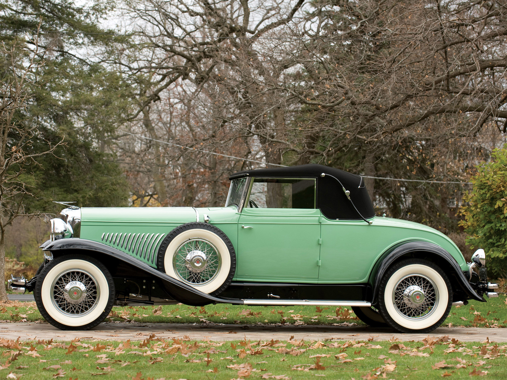 1929, Duesenberg, Model , J, 417, Convertible, Coupe, Fleetwood, Retro Wallpaper