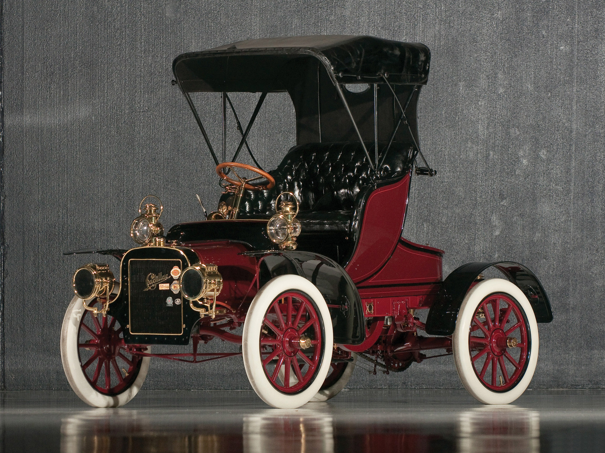 1906, Cadillac, Model k, Light, Runabout, Retro Wallpaper