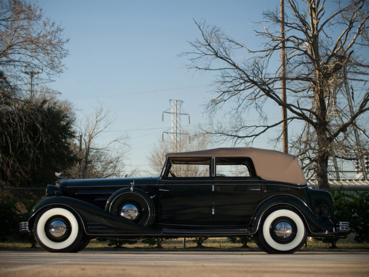 1933, Cadillac, V16, Convertible, Phaeton, Fleetwood, Luxury, Retro HD Wallpaper Desktop Background