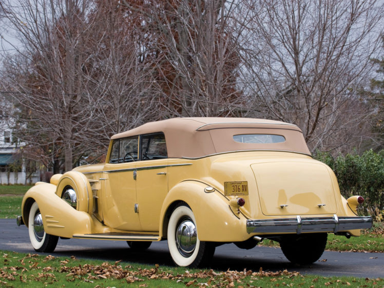 1935, Cadillac, V16, 452, D, Imperial, Convertible, Luxury, Retro HD Wallpaper Desktop Background