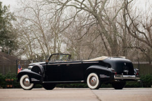 1938, Cadillac, V16, Presidential, Convertible, Limousine, Retro, Luxury, Flag, Flags