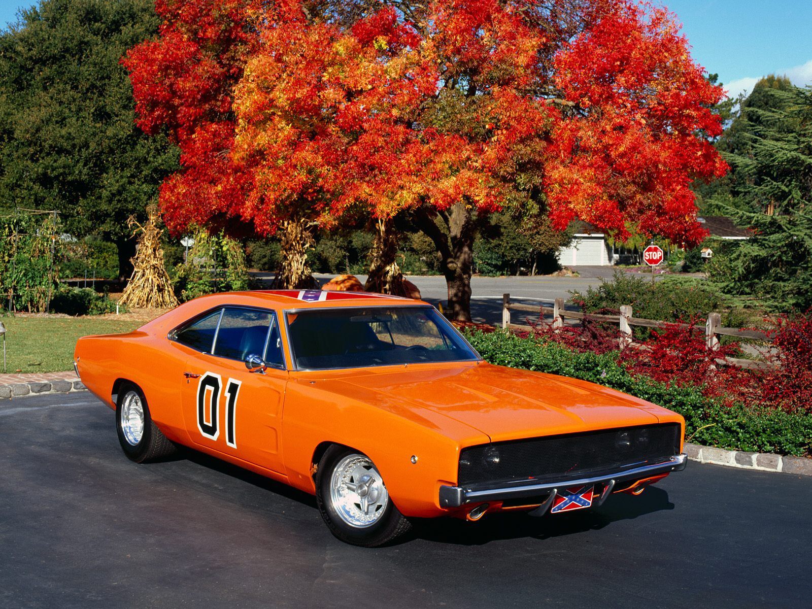1968 Dodge Charger Classic Muscle General Lee Wallpapers HD.