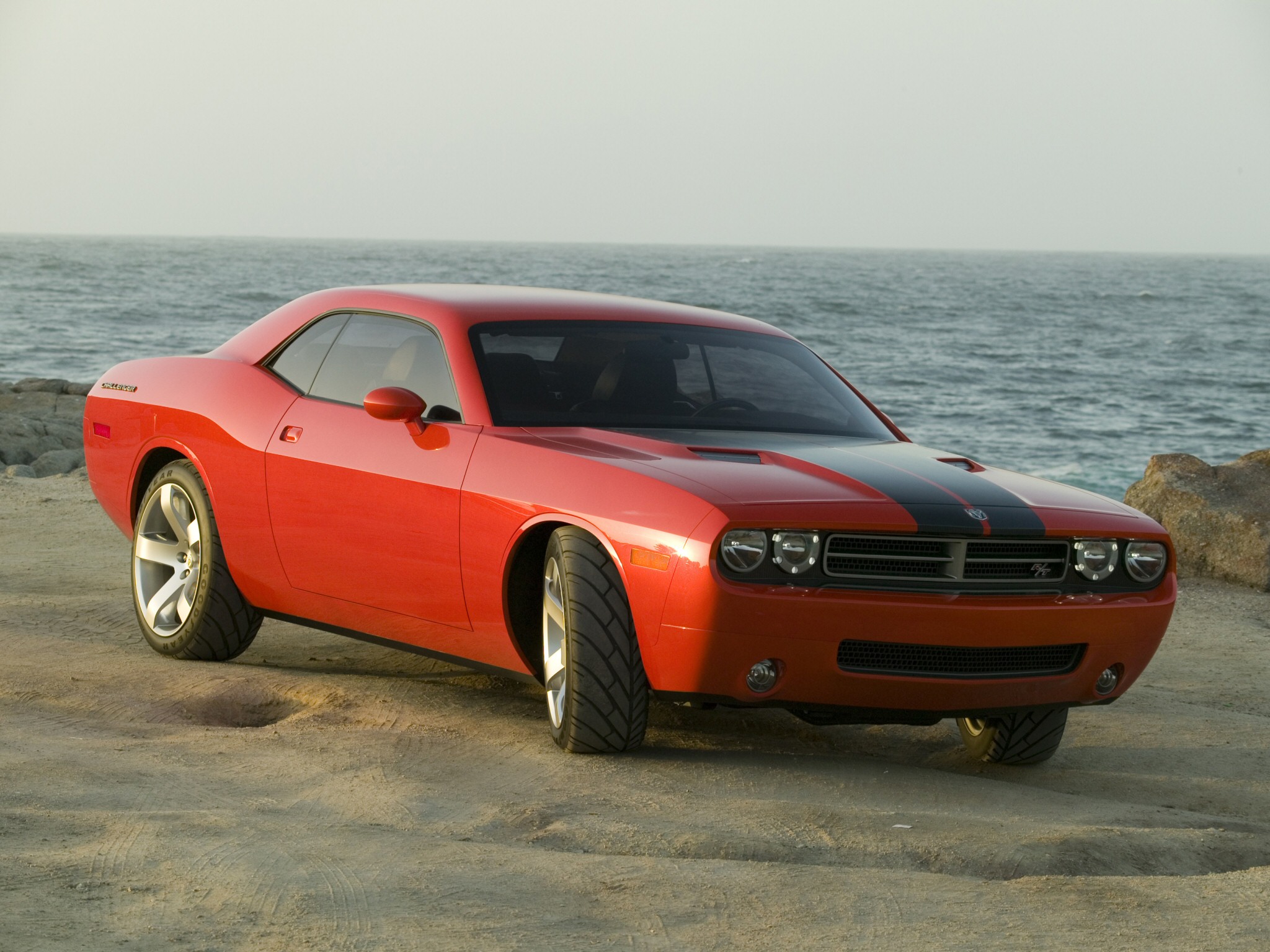 2005, Dodge, Challenger, Concept, Muscle Wallpaper