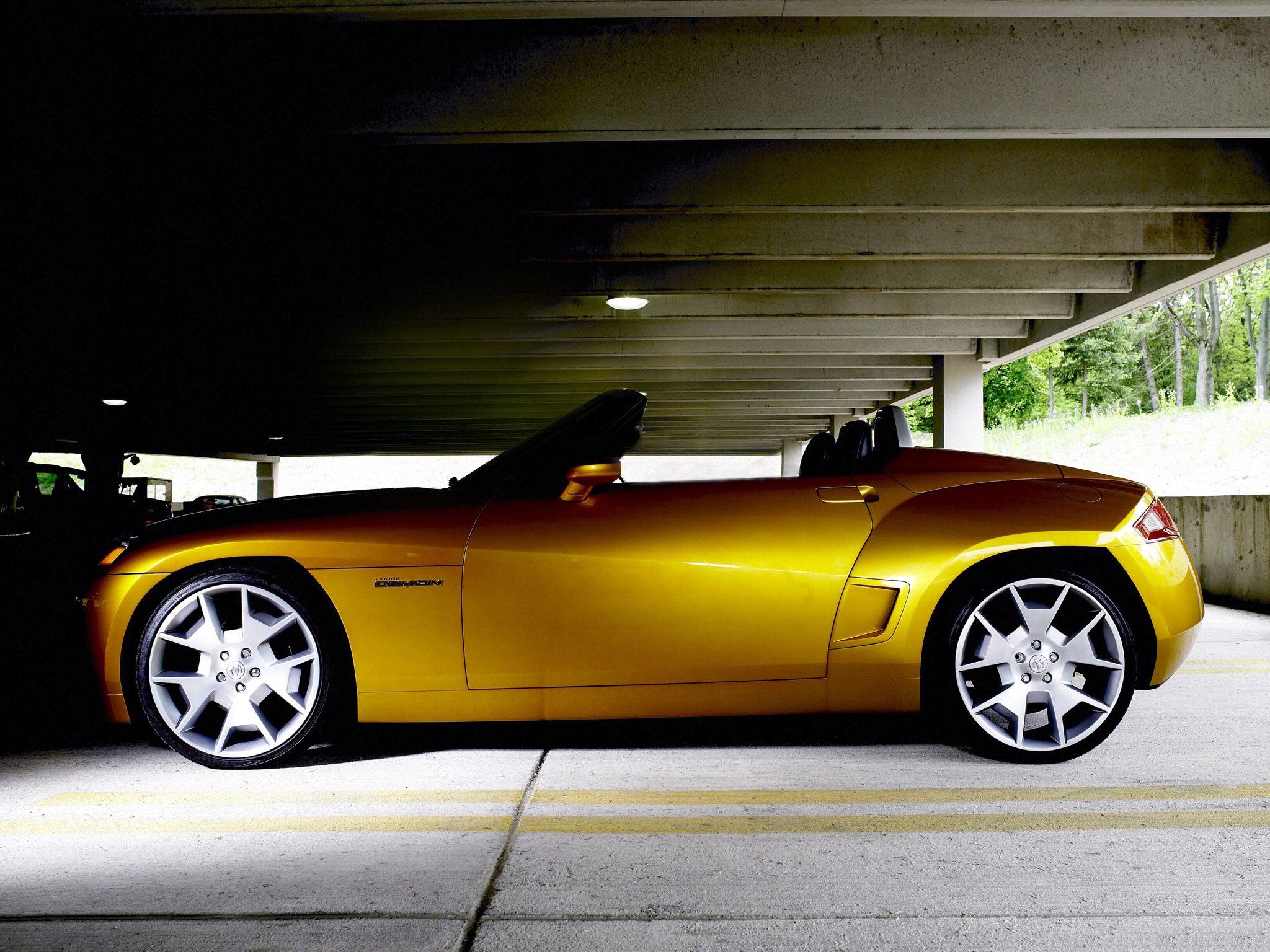 2007, Dodge, Demon, Roadster, Concept, Sportcar Wallpaper
