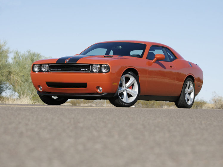 2008, Dodge, Challenger, Srt 8, Muscle, Fw HD Wallpaper Desktop Background
