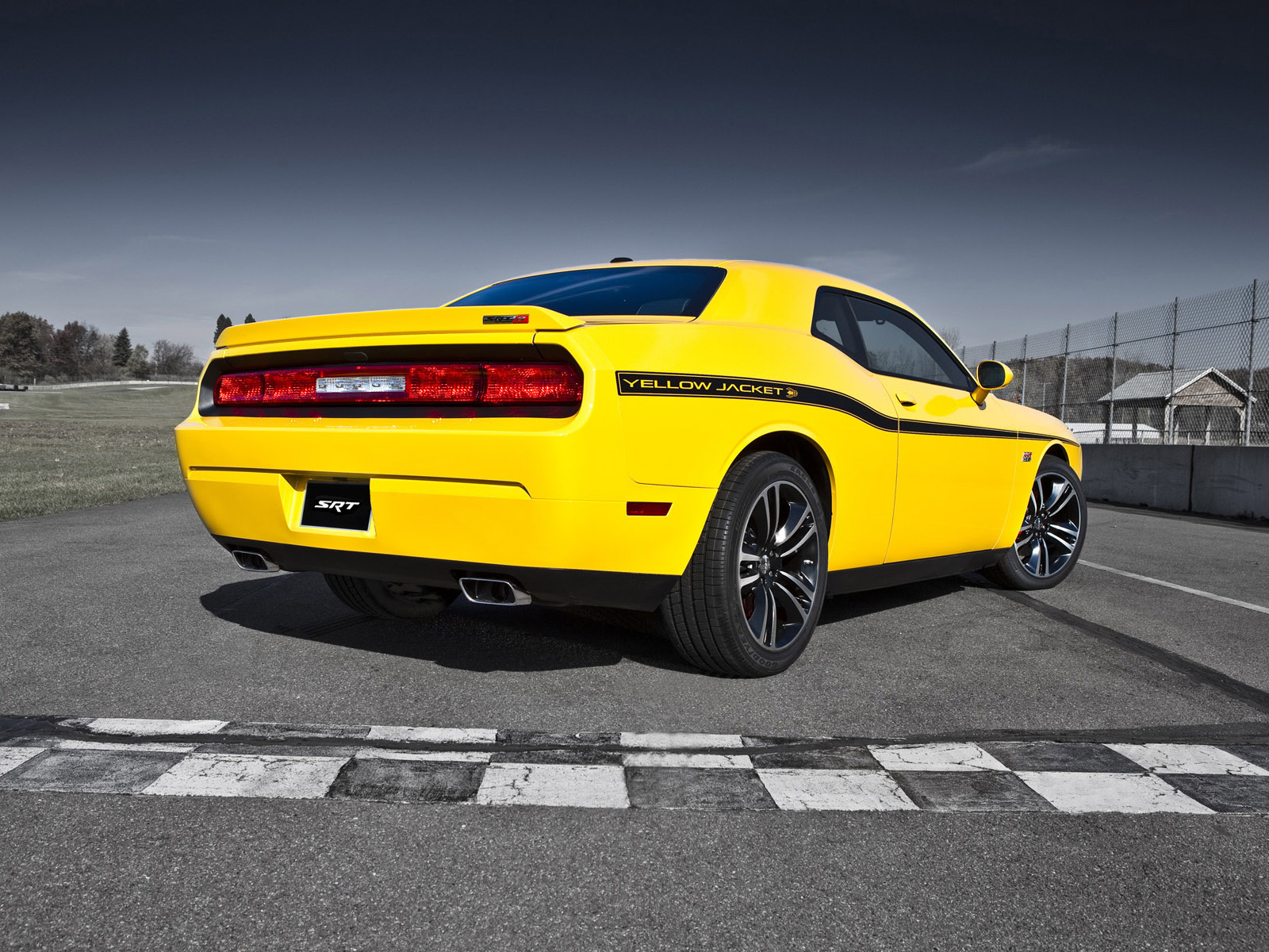 2011, Dodge, Challenger, Srt8, 392, Yellow, Jacket, Muscle Wallpaper