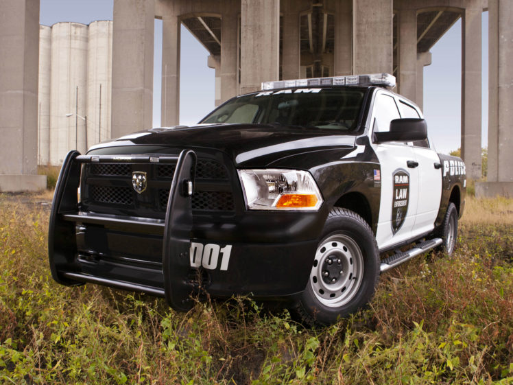 2011, Dodge, Ram, 1500, Crew, Cab, Police, Truck HD Wallpaper Desktop Background