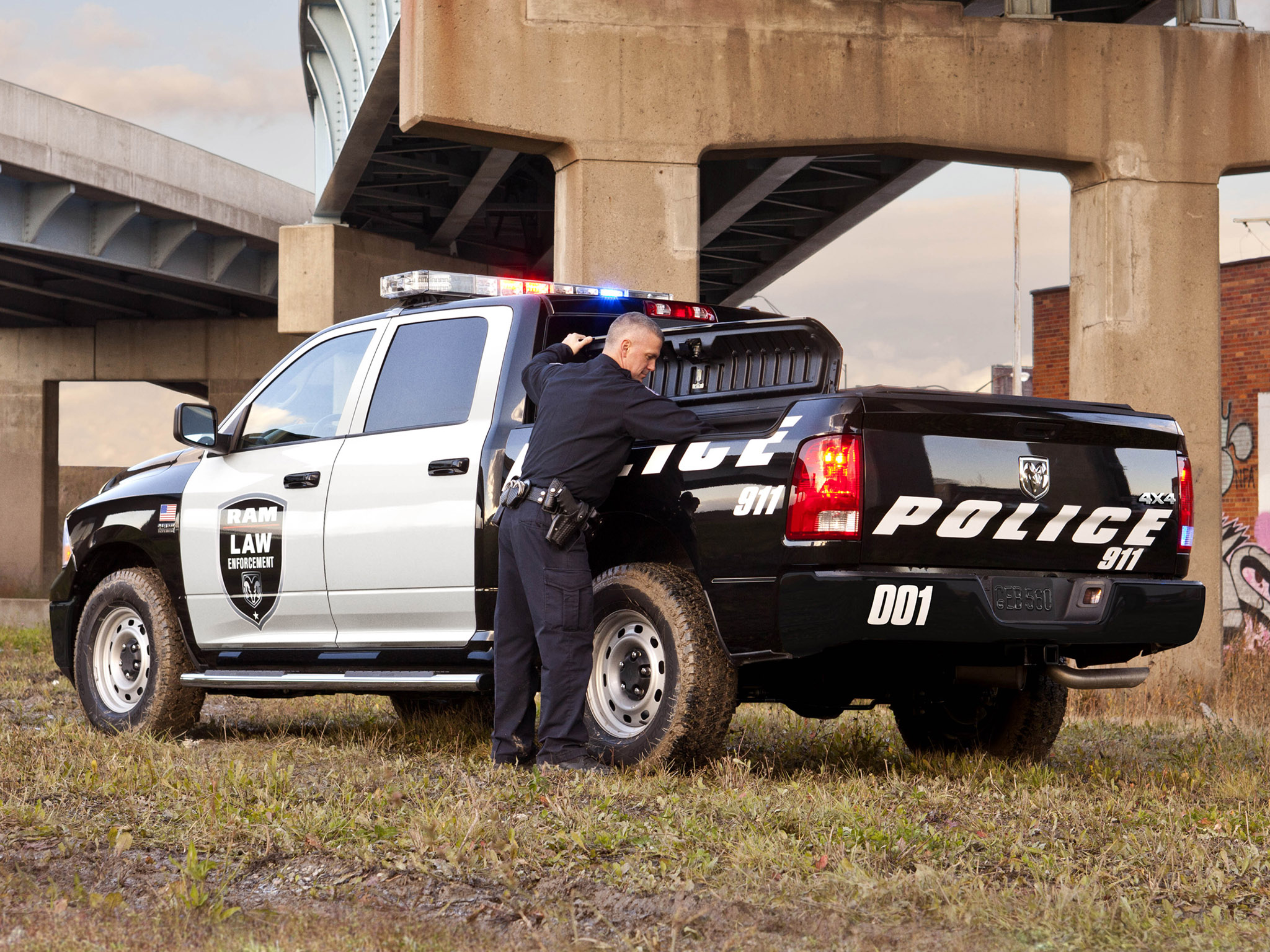 2011, Dodge, Ram, 1500, Crew, Cab, Police, Truck, 4x4 Wallpaper