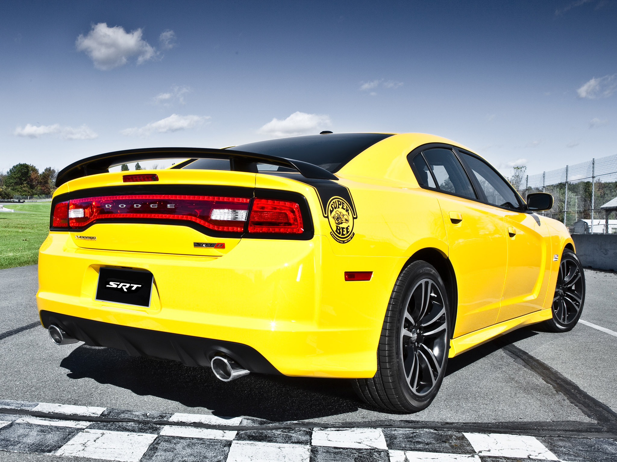 2012, Dodge, Charger, Srt8, Super, Bee, Muscle Wallpaper