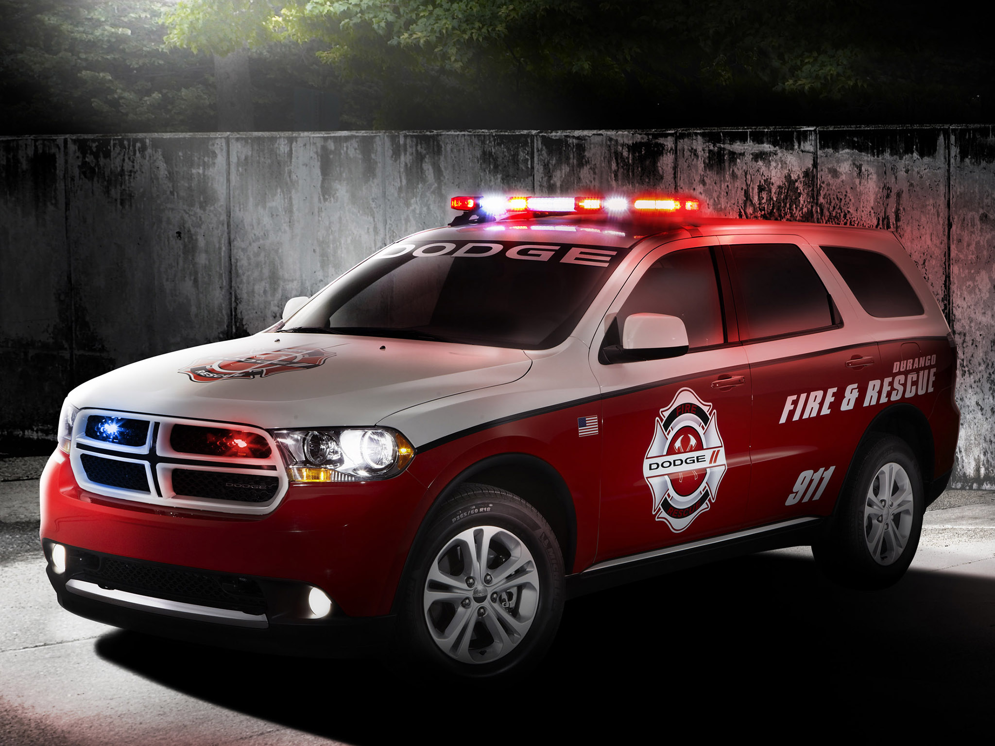 2012, Dodge, Durango, Rescue, Suv, Fire Wallpaper