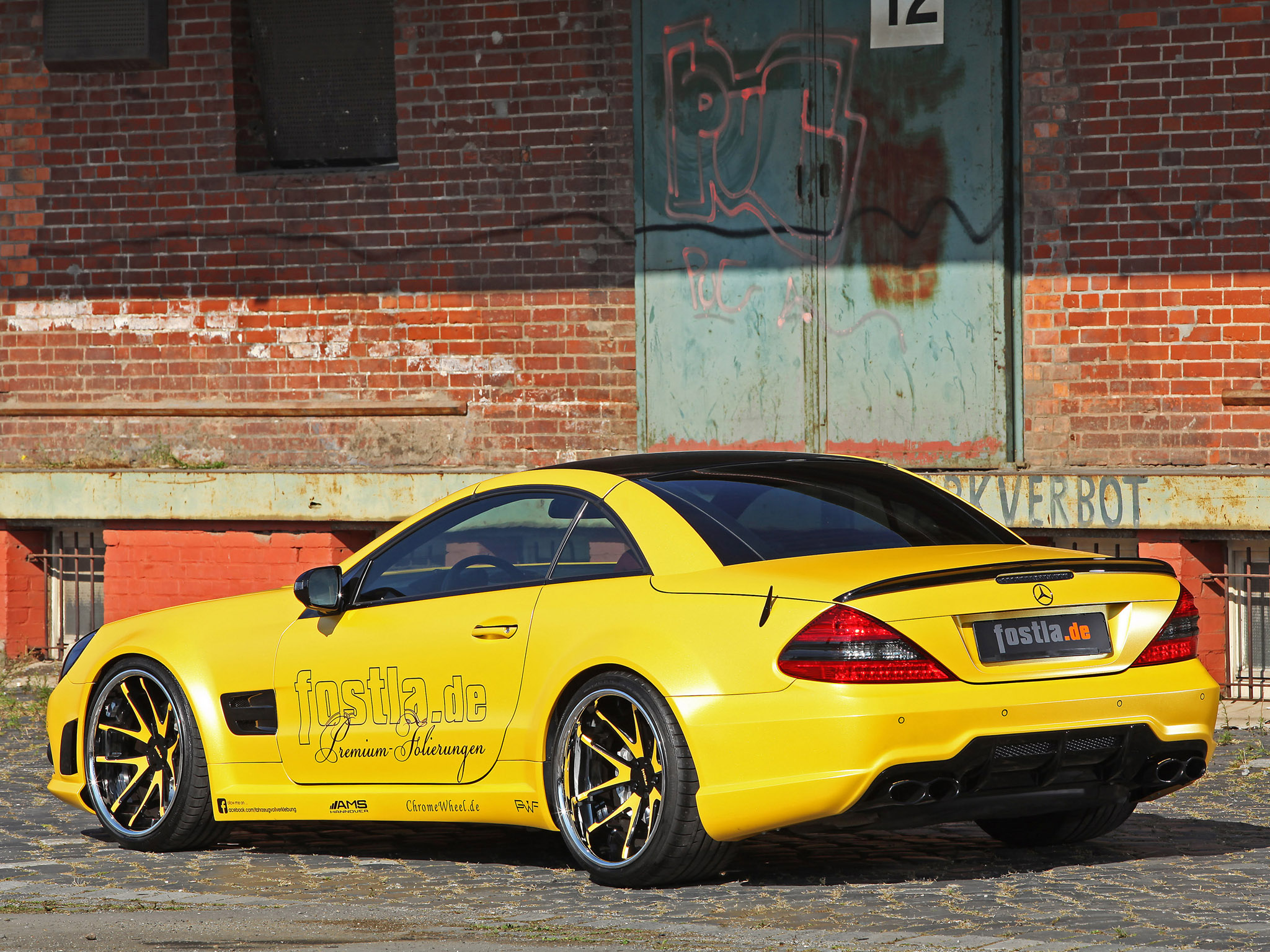 2012, Fostla, Amg, Mercedes, Benz, Sl, Lquid, Gold, R230, Tuning, Supercar, Supercars Wallpaper