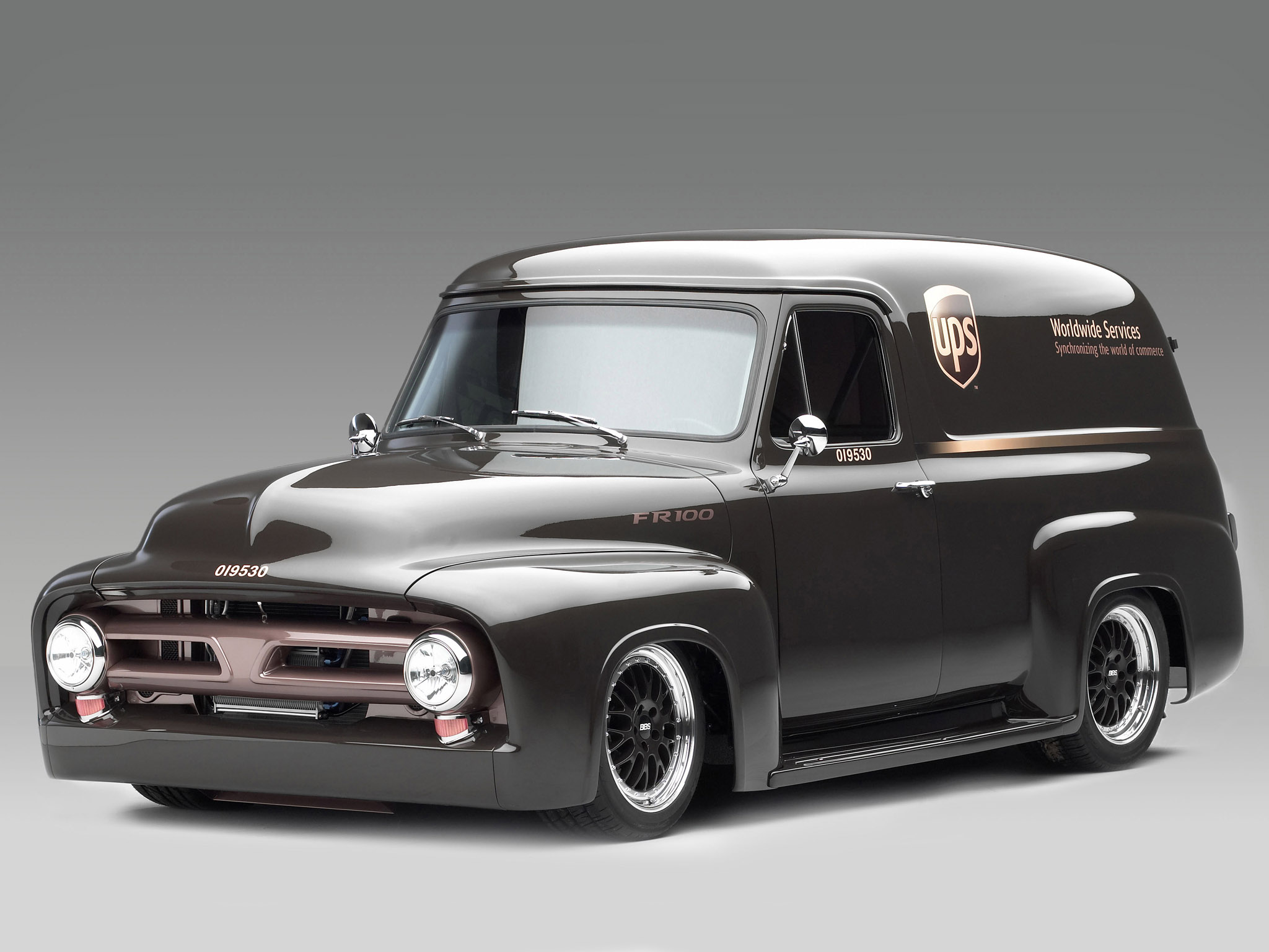 1953, Ford, Fr100, Panel, Truck, Concept, Hot, Rod, Rods, Retro Wallpaper