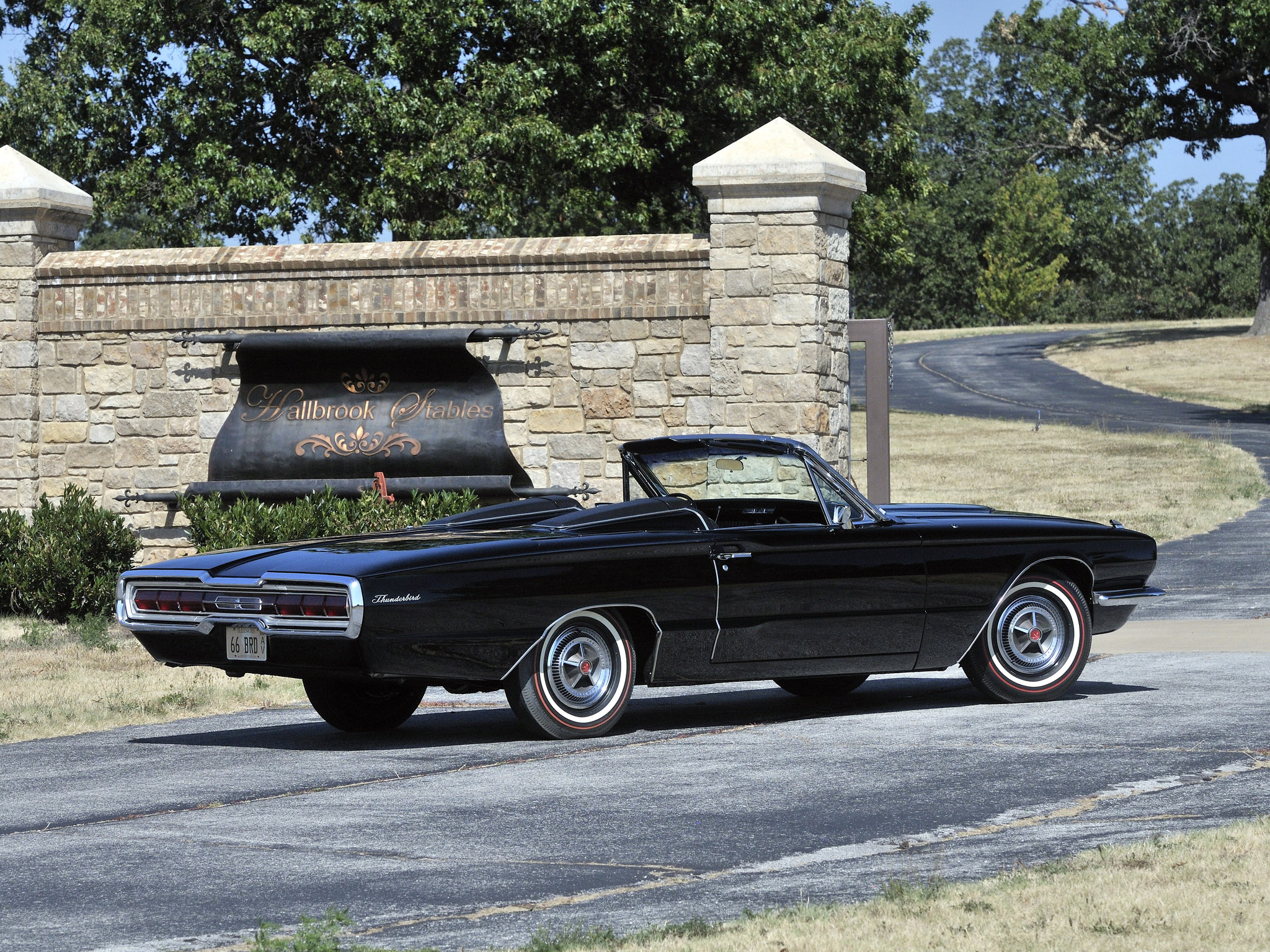 1966, Ford, Thunderbird, Convertible, 76a, Classic, Luxury, Ds Wallpaper