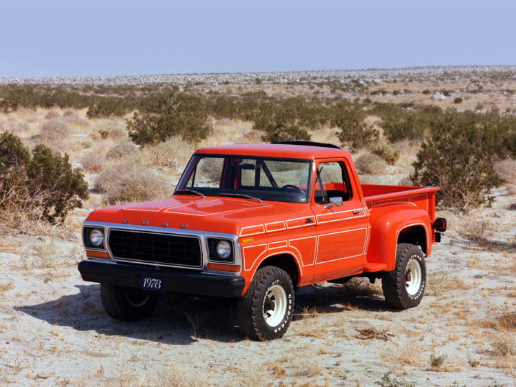 1978, Ford, F 100, Classic, Truck, 4×4 HD Wallpaper Desktop Background
