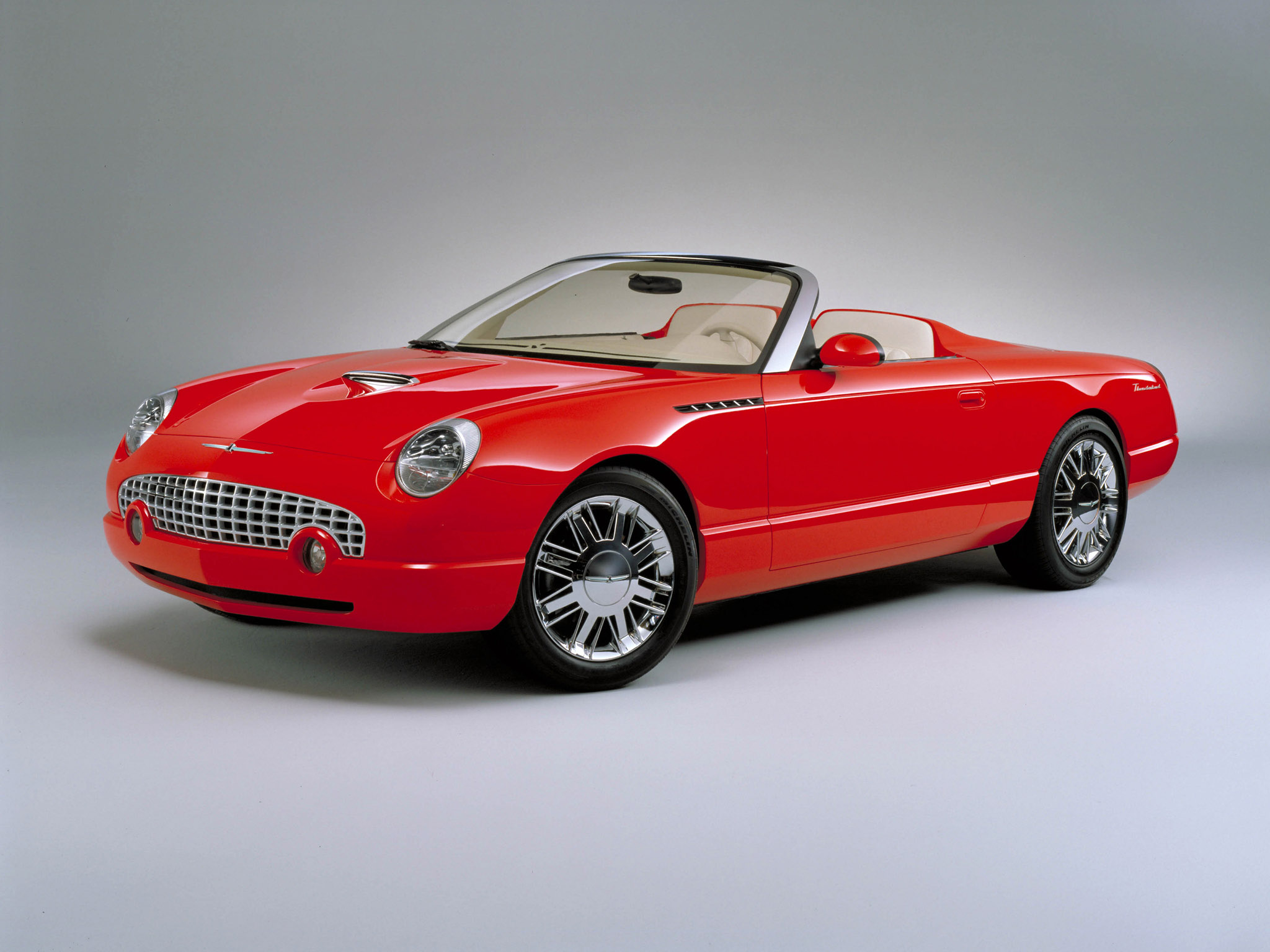2001, Ford, Thunderbird, Roadster, Concept Wallpaper