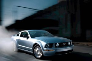 2005, Ford, Mustang, Muscle, G t, Burnout, Smoke
