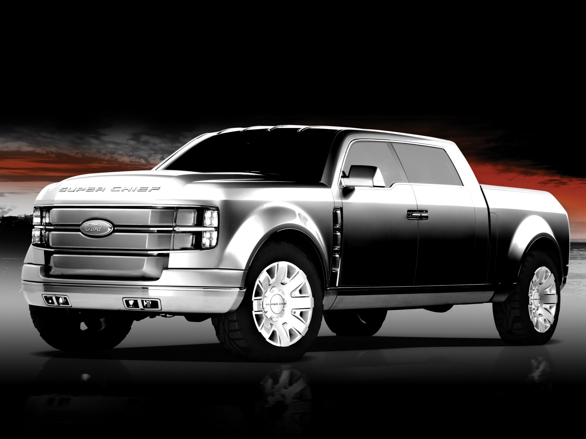 2006, Ford, F 250, Super, Chief, Concept, Naias, Truck, 4x4 Wallpaper