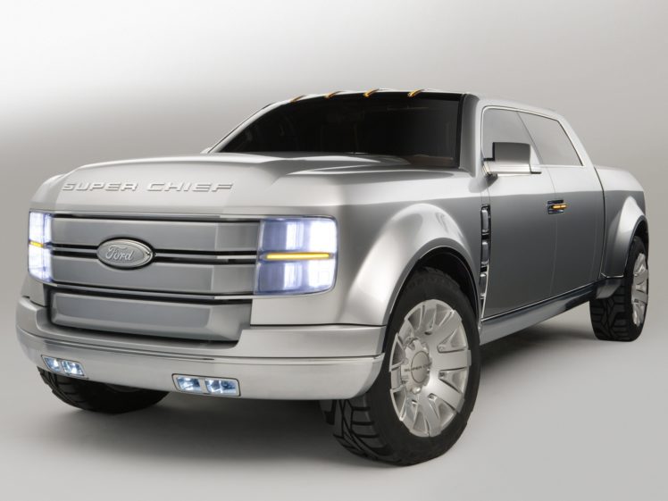 2006, Ford, F 250, Super, Chief, Concept, Naias, Truck, 4×4 HD Wallpaper Desktop Background
