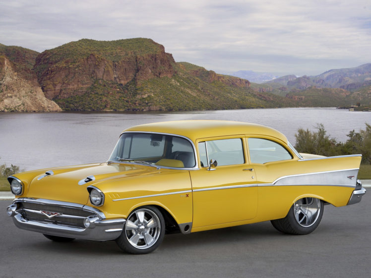 1957, Chevrolet, Bel, Air, Retro, Muscle, Hot, Rod, Rods HD Wallpaper Desktop Background