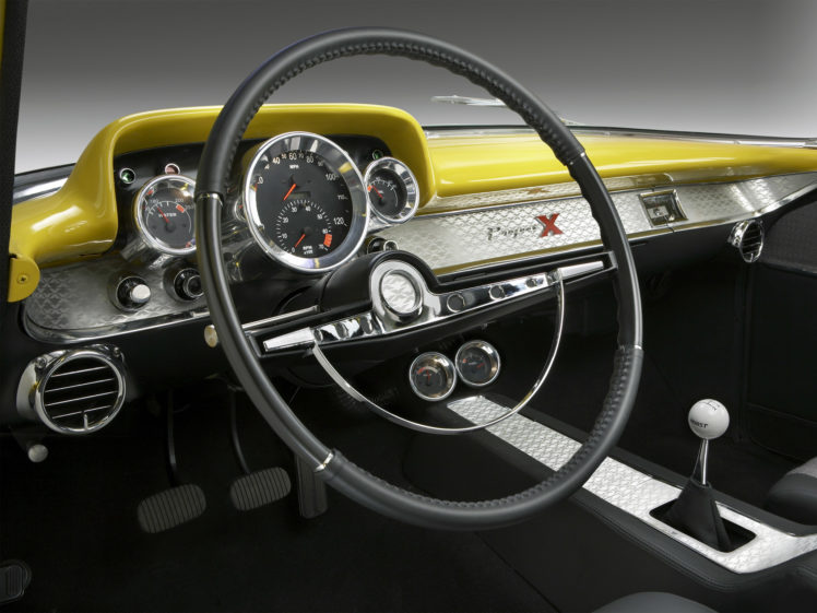 1957, Chevrolet, Bel, Air, Retro, Muscle, Hot, Rod, Rods, Interior HD Wallpaper Desktop Background