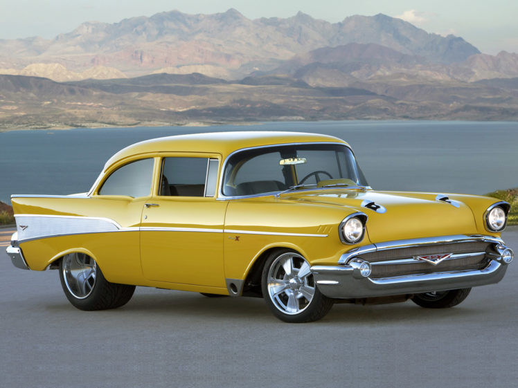 1957, Chevrolet, Bel, Air, Retro, Muscle, Hot, Rod, Rods HD Wallpaper Desktop Background
