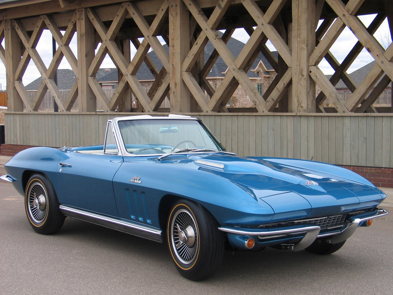 1965, Chevrolet, Corvette, C2, Sting, Ray, Convertible, Classic, Muscle, Supercar, Supercars Wallpaper
