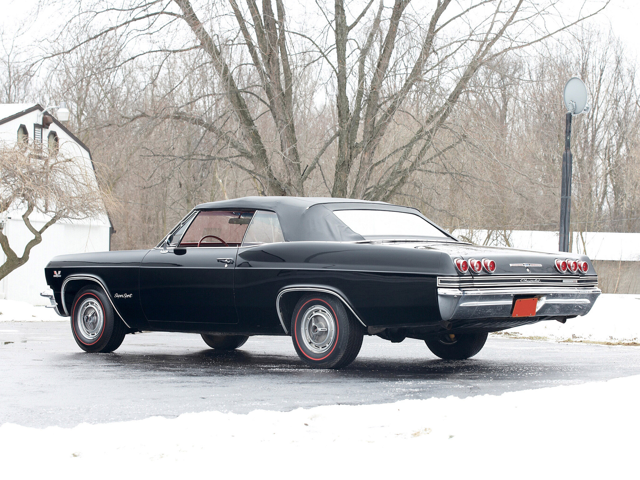 1965, Chevrolet, Impala, S s, Convertible, Muscle, Classic Wallpaper
